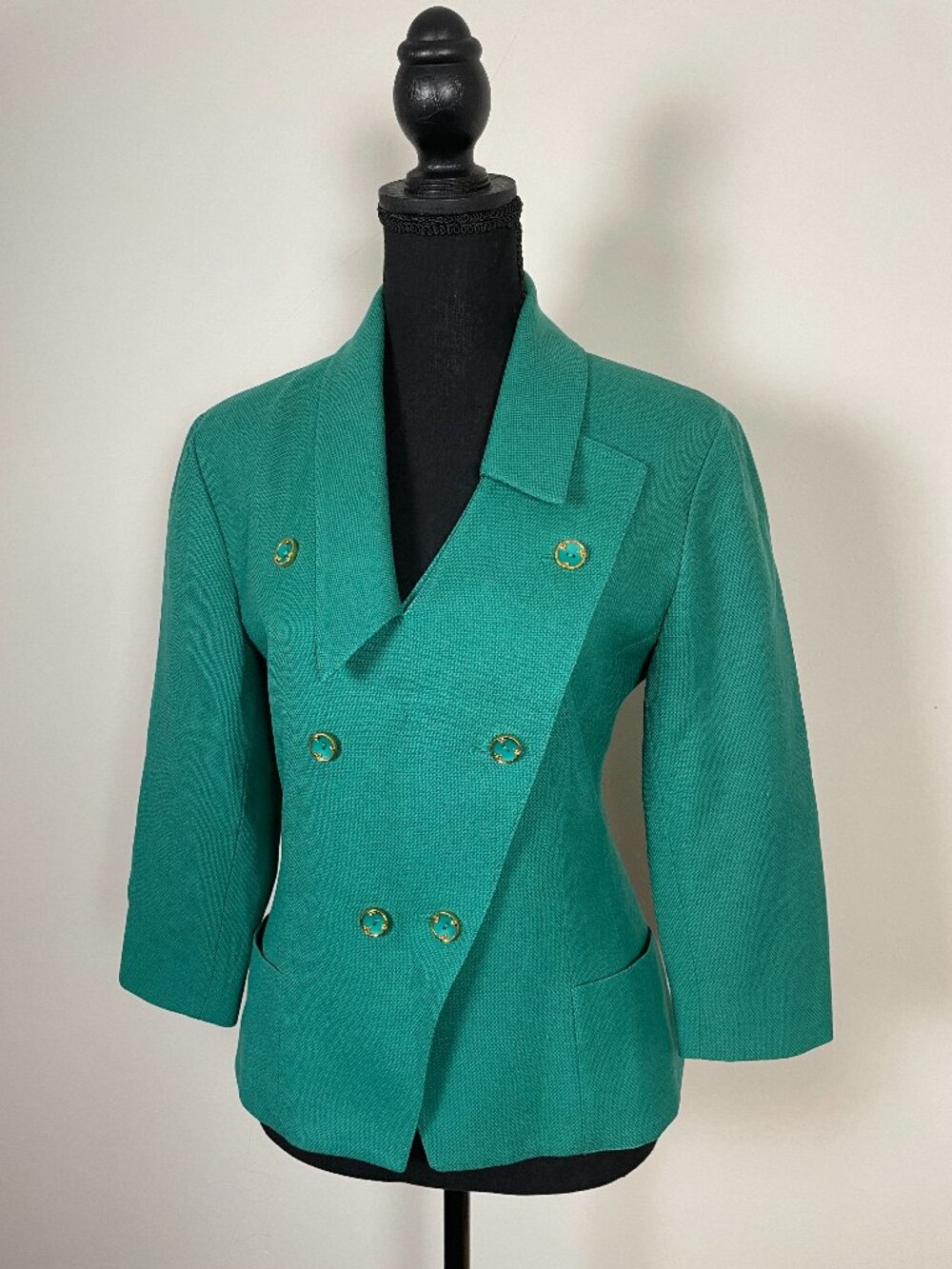Vintage Karl Lagerfeld for Bergdorf Goodman, Made in France, 100% wool.